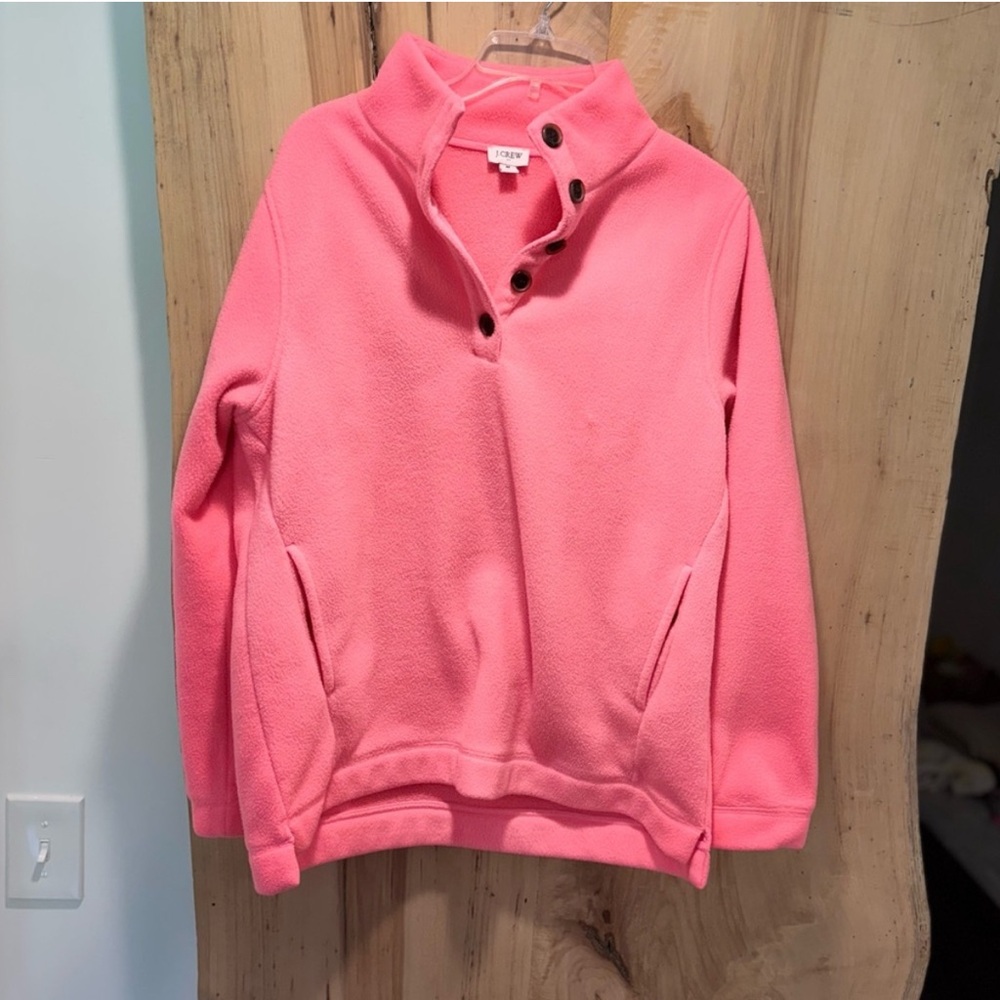 J. Crew Pink Cowl Neck Sweater